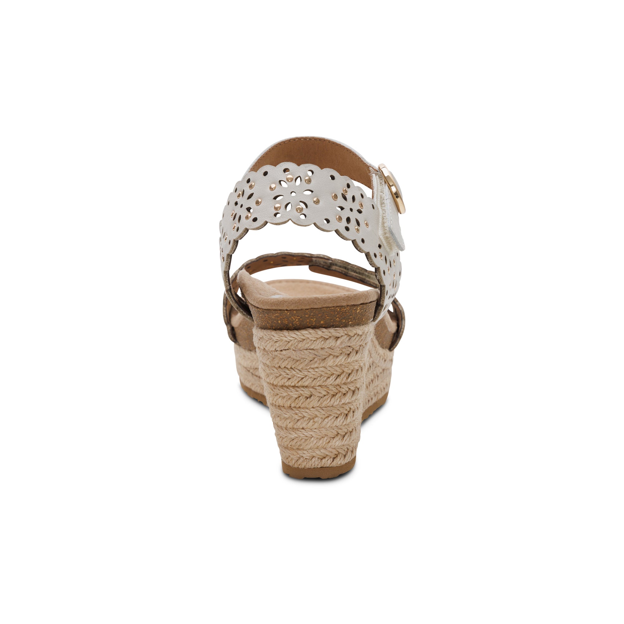 Sydney Quarter Strap Espadrille Wedge #color_ivory cutout