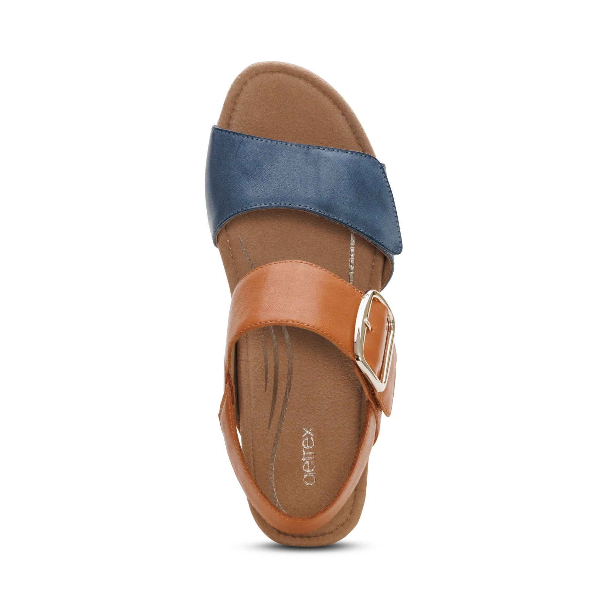 Ashley Arch Support Wedge - Hazy Blue Multi – aetrex