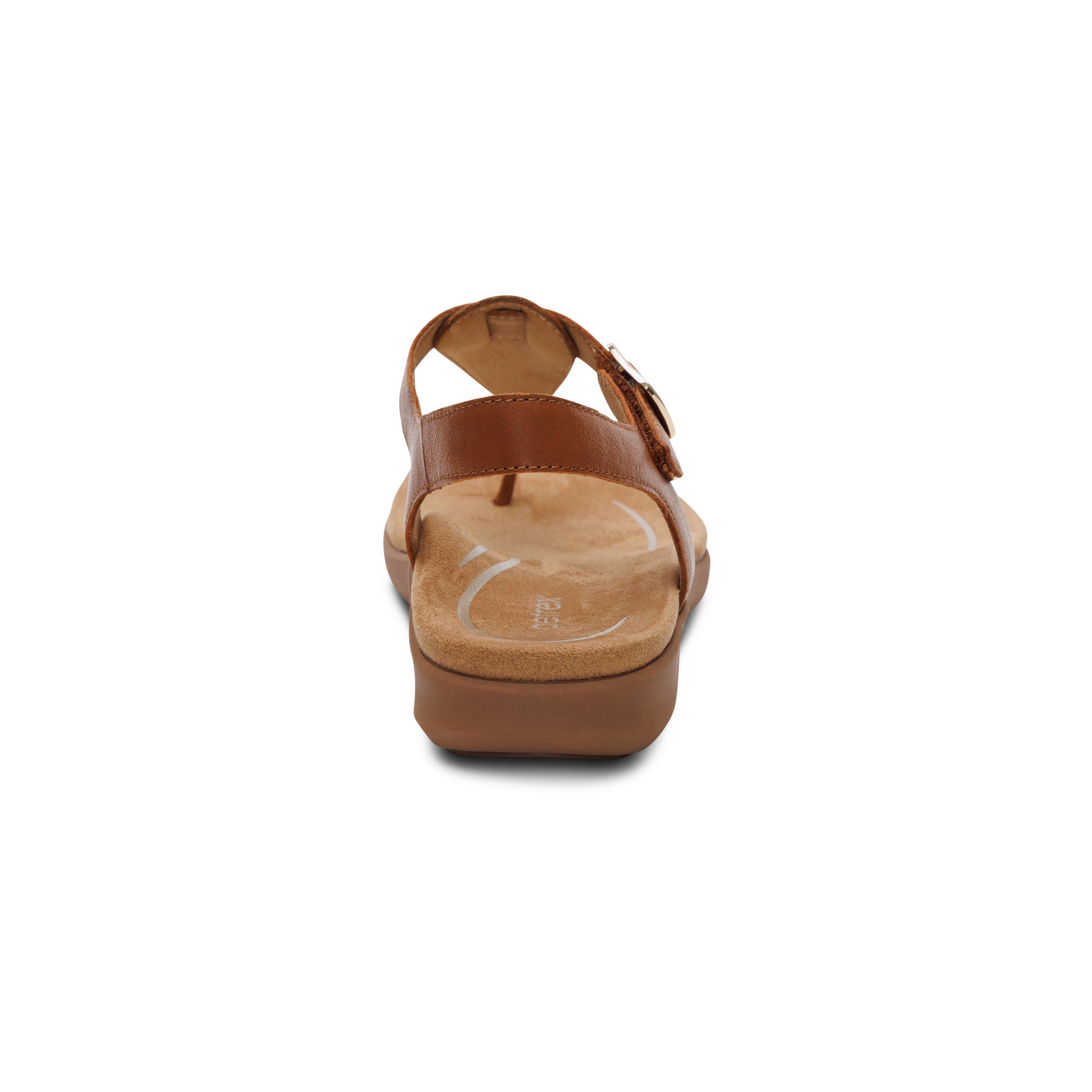 Tracey Adjustable Thong Sandal - Cognac – aetrex