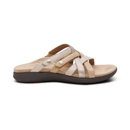 Kasey Adjustable Slide Sandal #color_off white