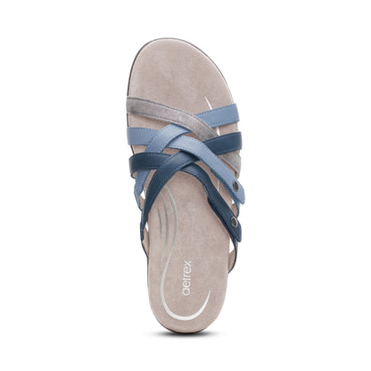 Kasey Adjustable Slide Sandal #color_blue multi