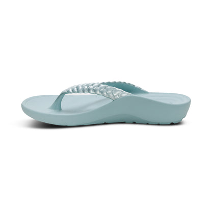 Vicki Braided Thong Sandal #color_mint gloss