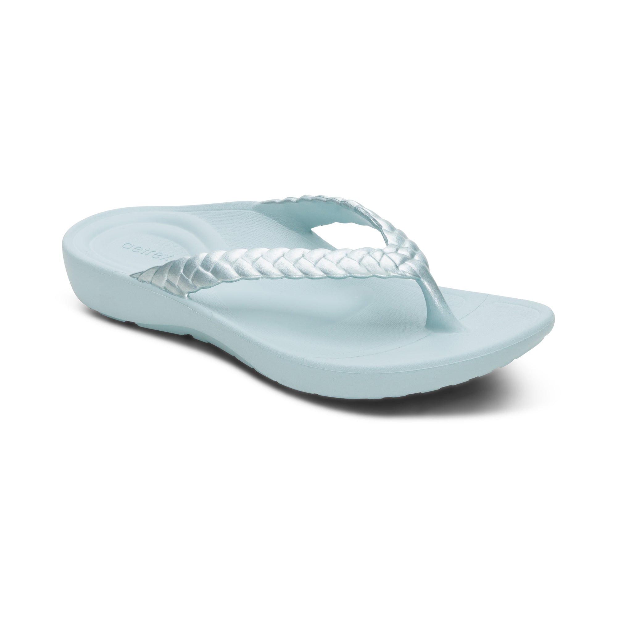 Vicki Braided Thong Sandal #color_mint gloss