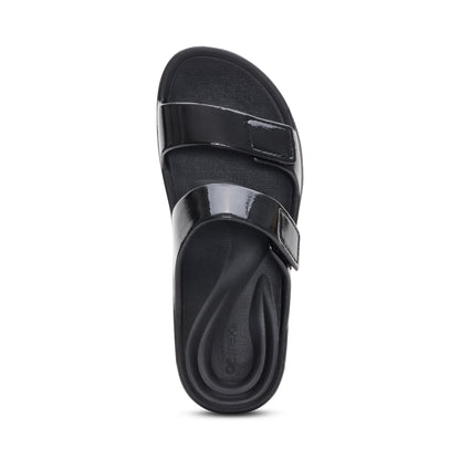 Kaia Two Band Slide #color_black gloss