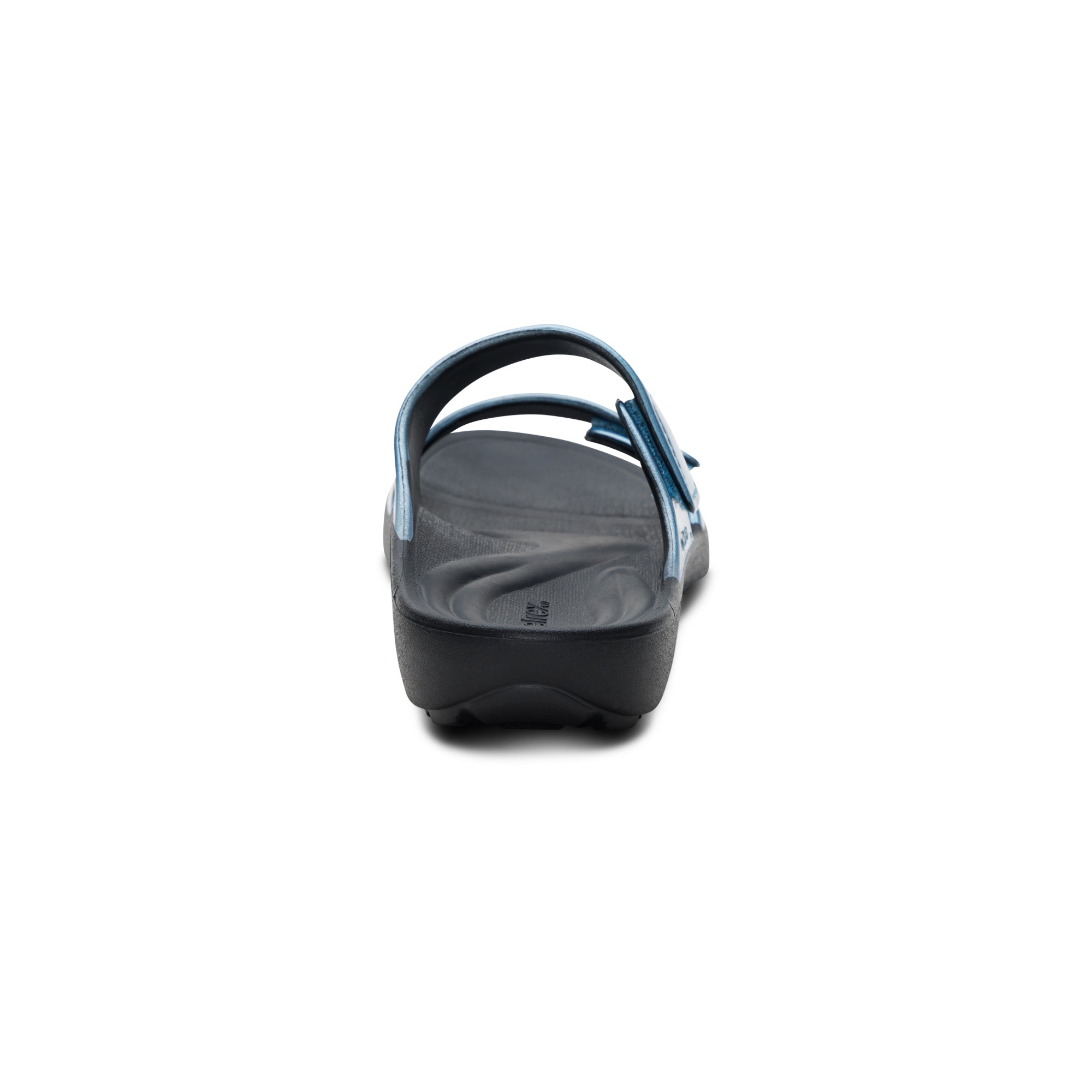 Kaia Two Band Slide Rear Angle #color_blue pearlized