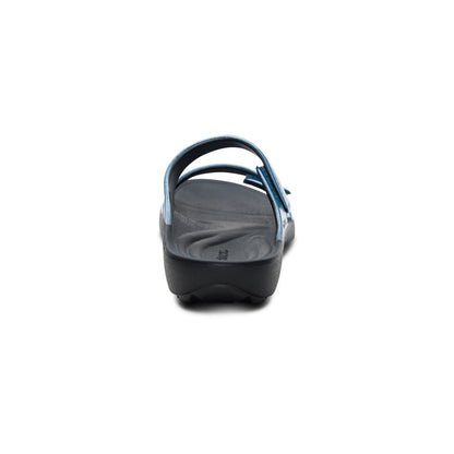 Kaia Two Band Slide #color_blue pearlized