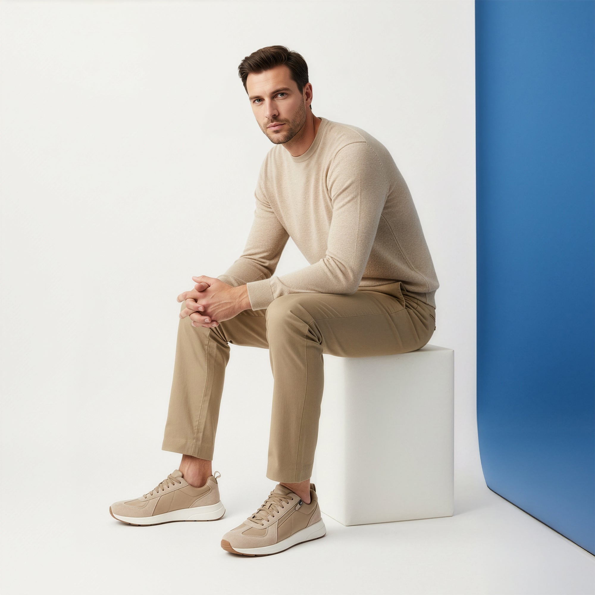 Miles Arch Support Sneaker #color_tan