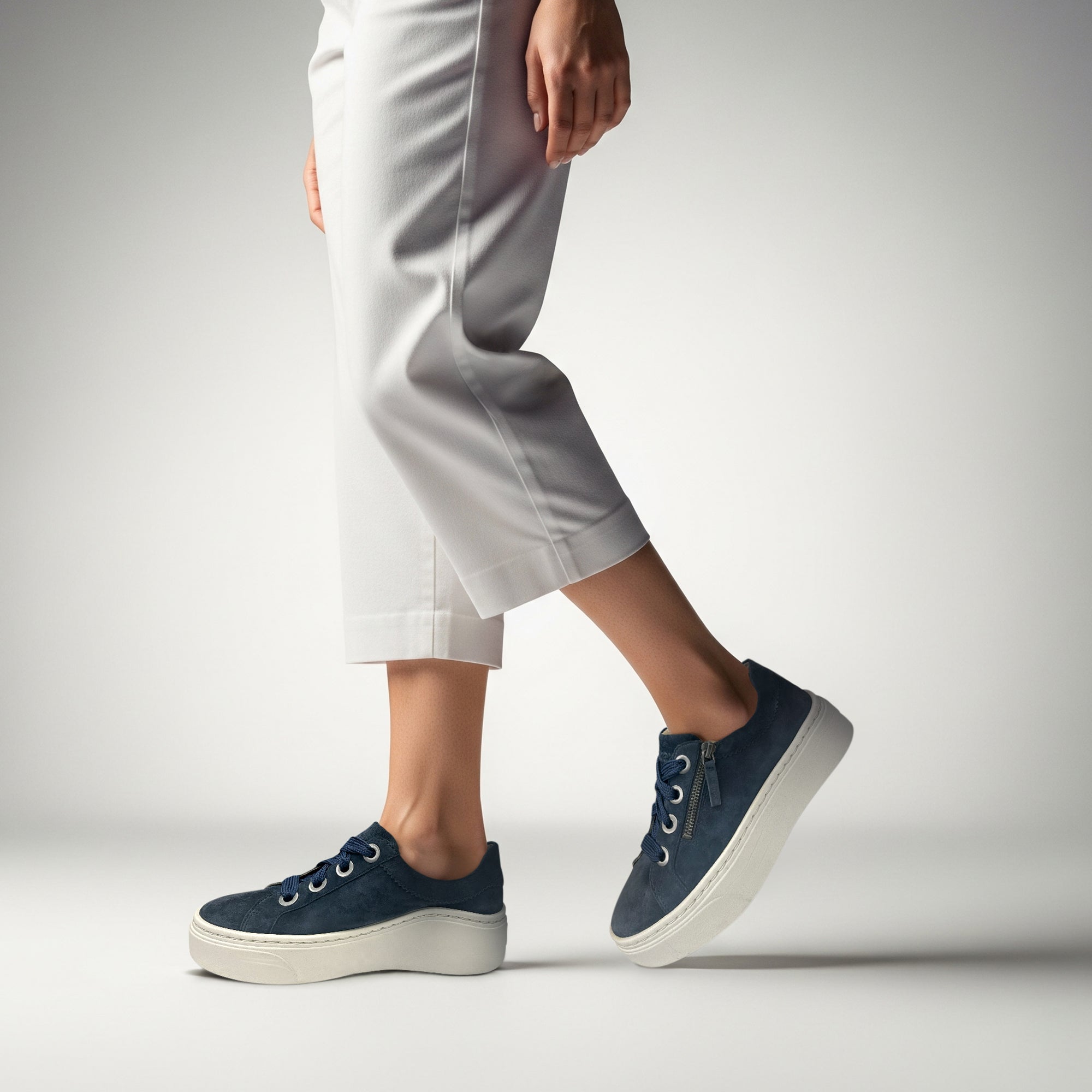 Aubrey Arch Support Platform Sneaker #color_navy