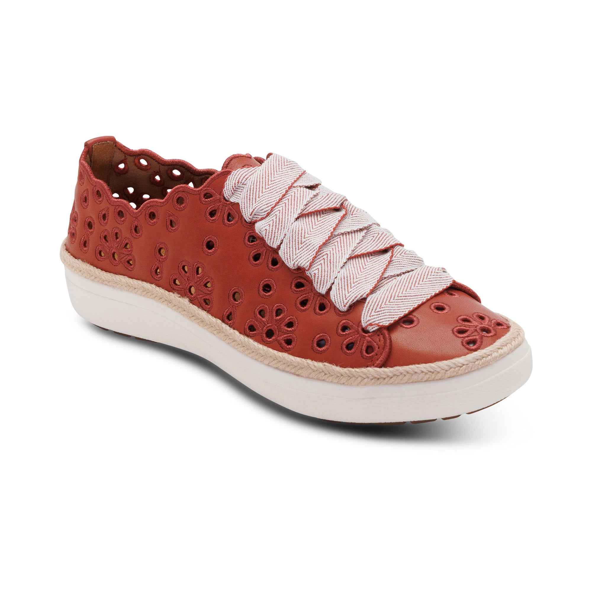 Charlotte Lace-Up Sneaker #color_terracotta