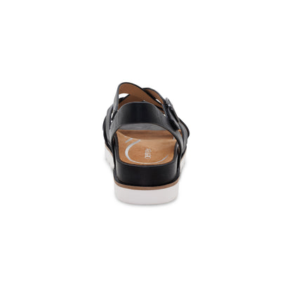 Carmen Cross Band Adjustable Sandal #color_black