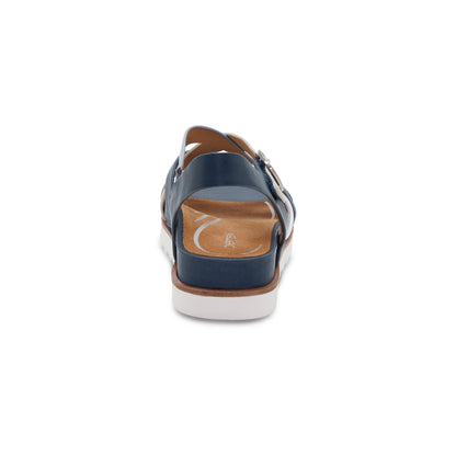 Carmen Cross Band Adjustable Sandal #color_navy multi
