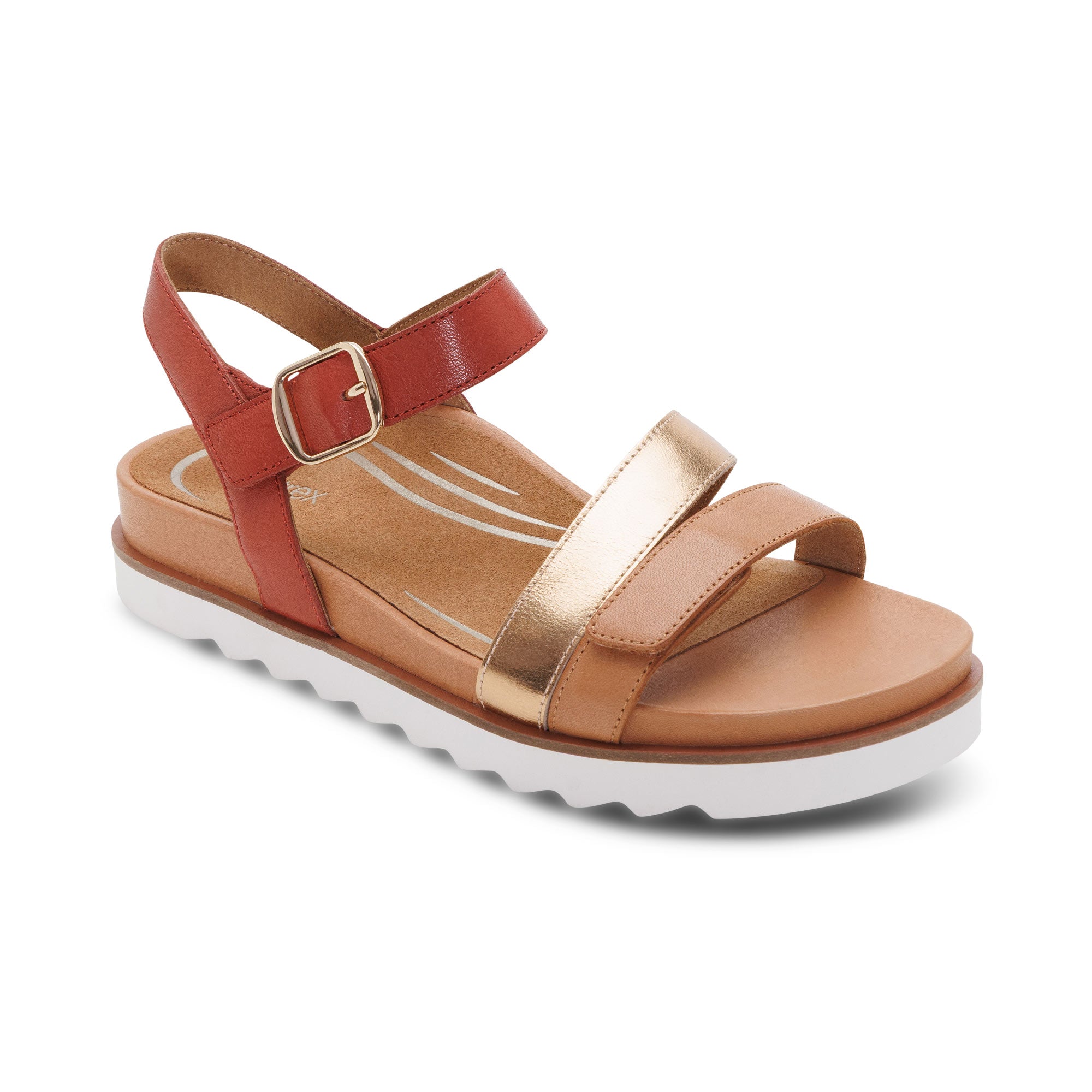 エースアンドレア　158T Cass Arch Support Sandal - Terracotta Multi – aetrex