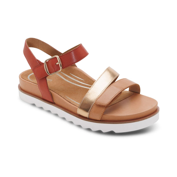 Cass Arch Support Sandal - Terracotta Multi – aetrex