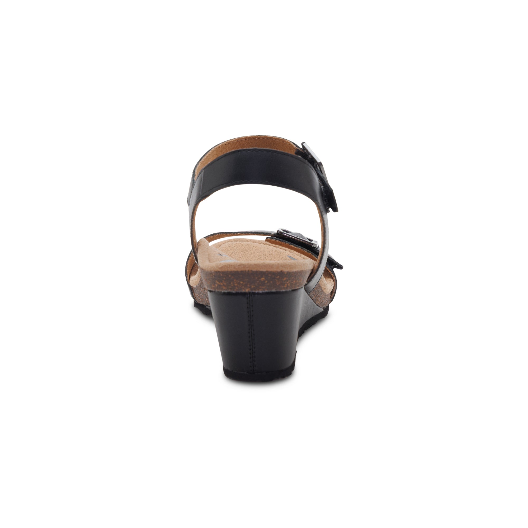 Naomi Platform Wedge Rear Angle #color_black