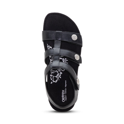 Veronica Arch Support Sandal #color_black