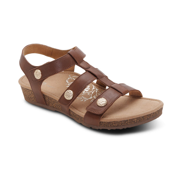 Veronica Arch Support Sandal - Coffee – aetrex