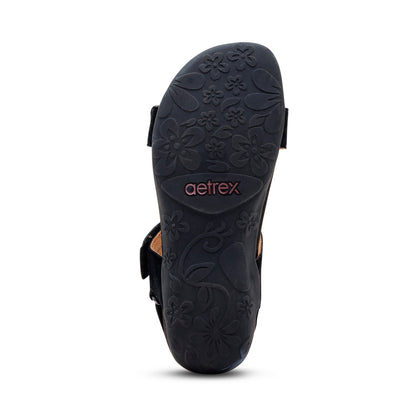 Leslie Arch Support Sandal #color_black