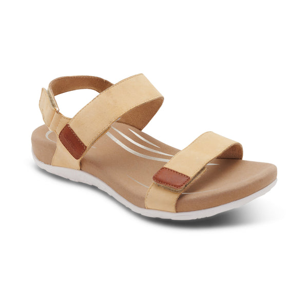 Leslie Arch Support Sandal - Butter – aetrex