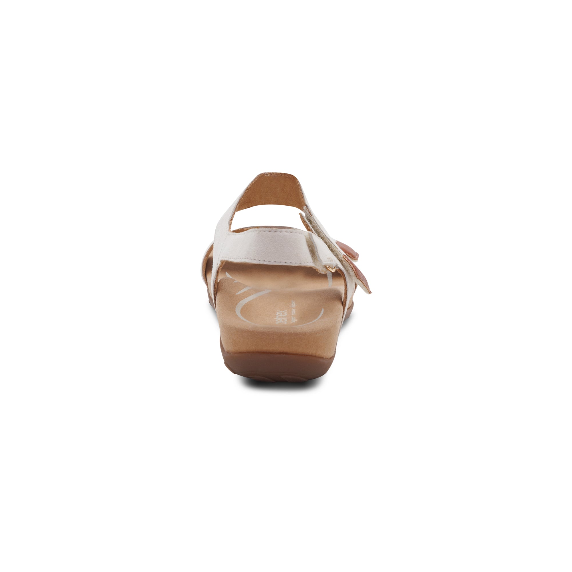 Leslie Arch Support Sandal Rear Angle #color_chalk