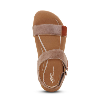 Leslie Arch Support Sandal #color_taupe