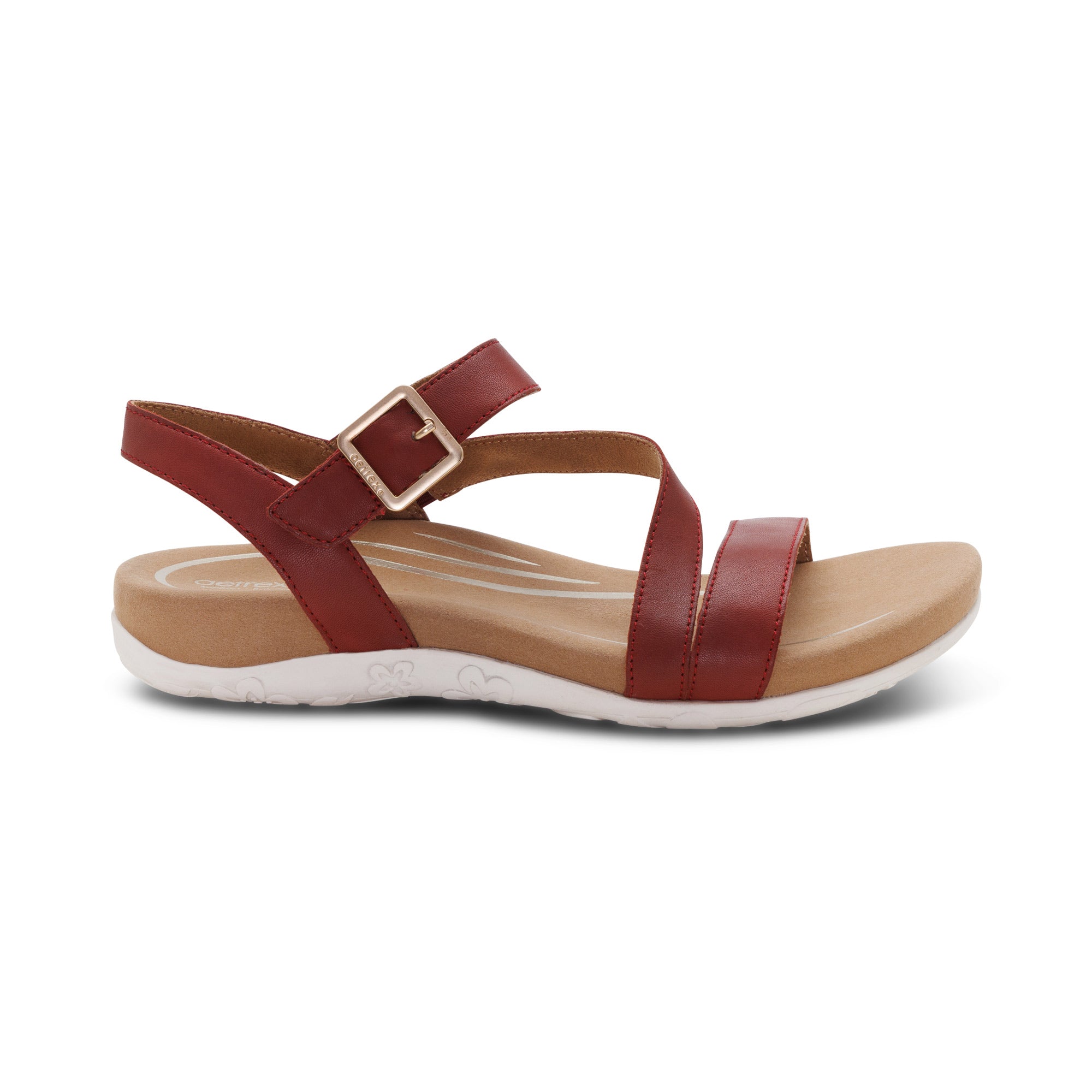 Susie Arch Support Sandal Right Angle #color_red