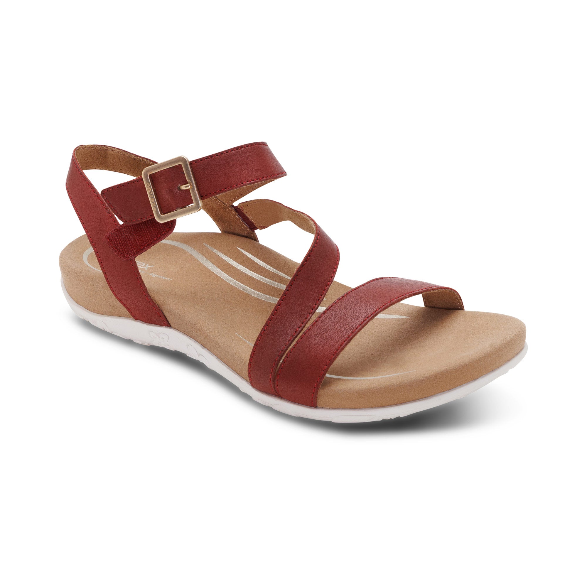 あすすけ カナヘイ Susie Arch Support Sandal - Champagne – aetrex