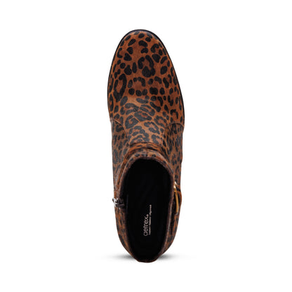 Rebecca Heel Boot top Angle #color_leopard