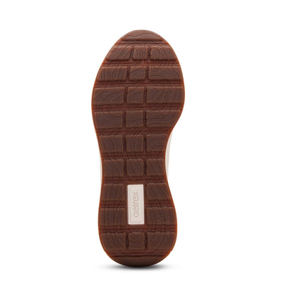 Miles Arch Support Sneaker bottom Angle #color_cognac