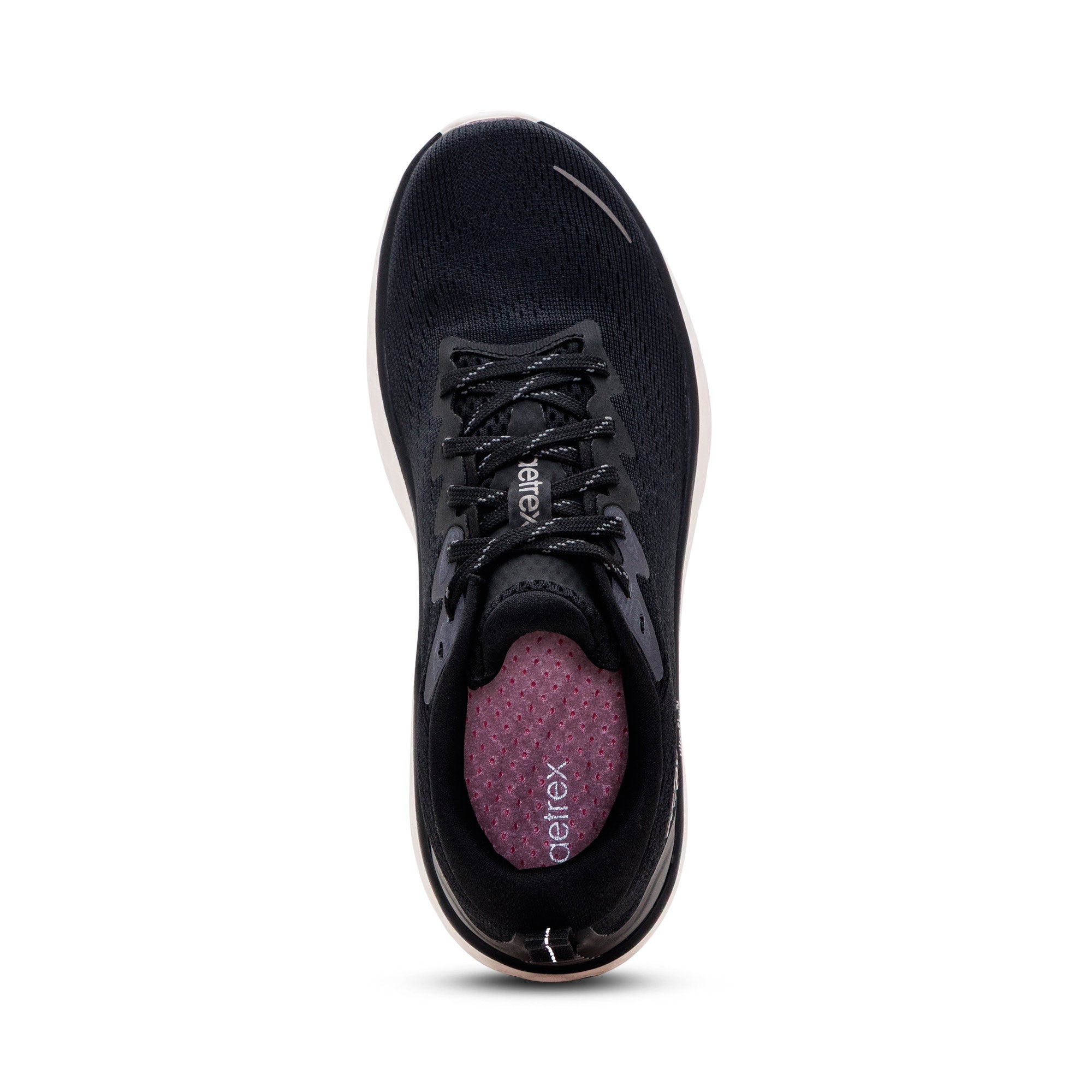 Nova Arch Support Sneaker top Angle #color_black