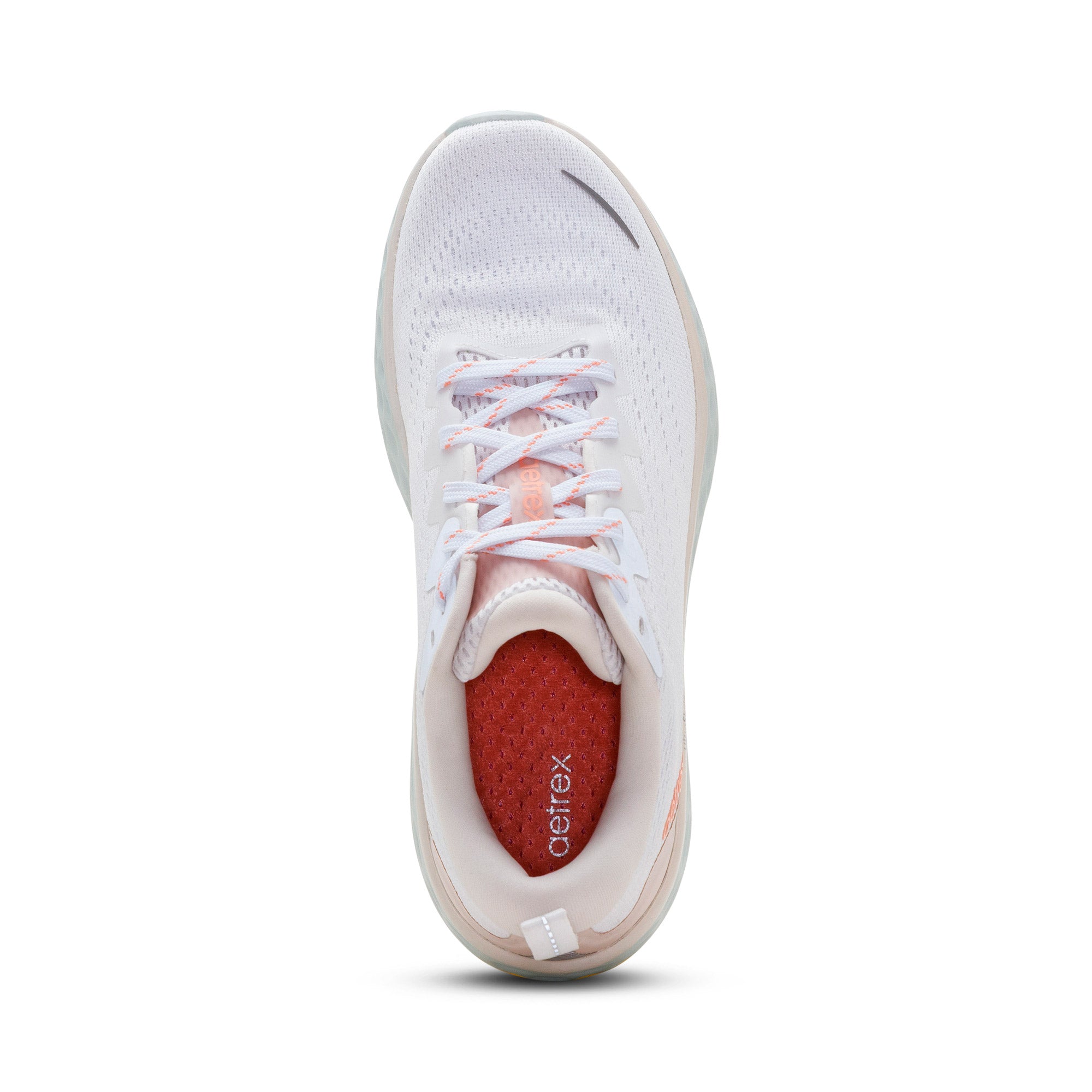Nova Arch Support Sneaker top Angle #color_white