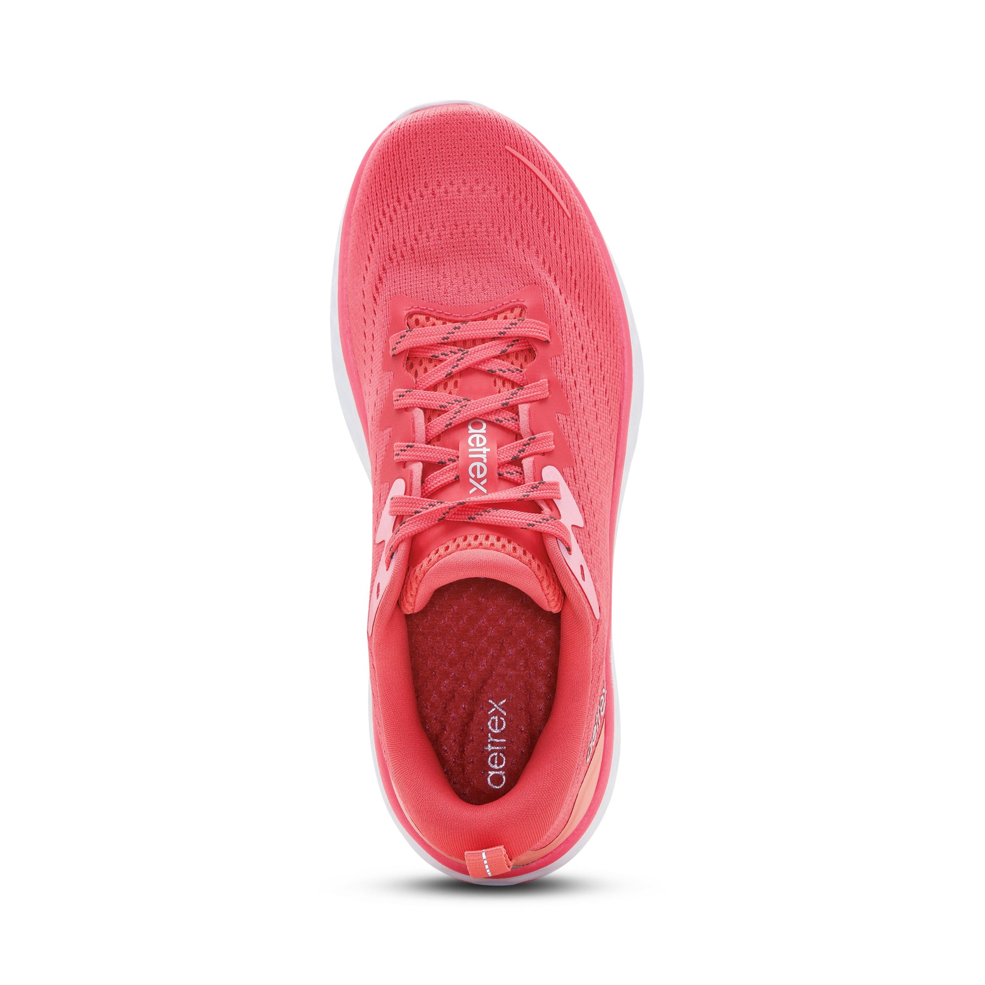 Nova Arch Support Sneaker top Angle #color_coral