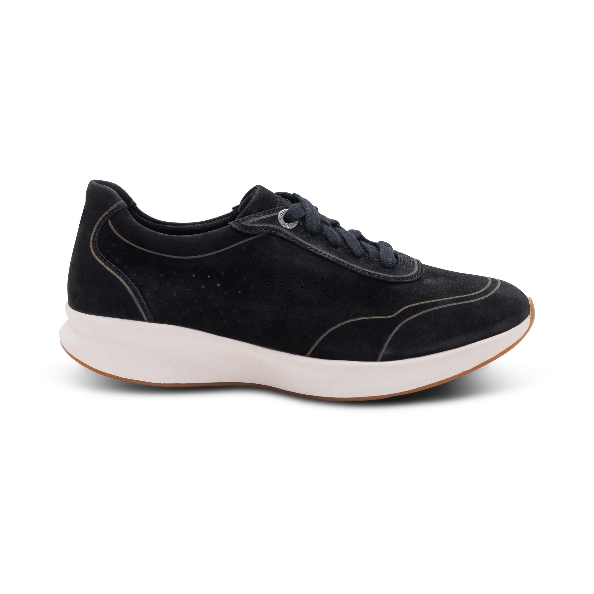 Serena Arch Support Sneaker right Angle #color_black