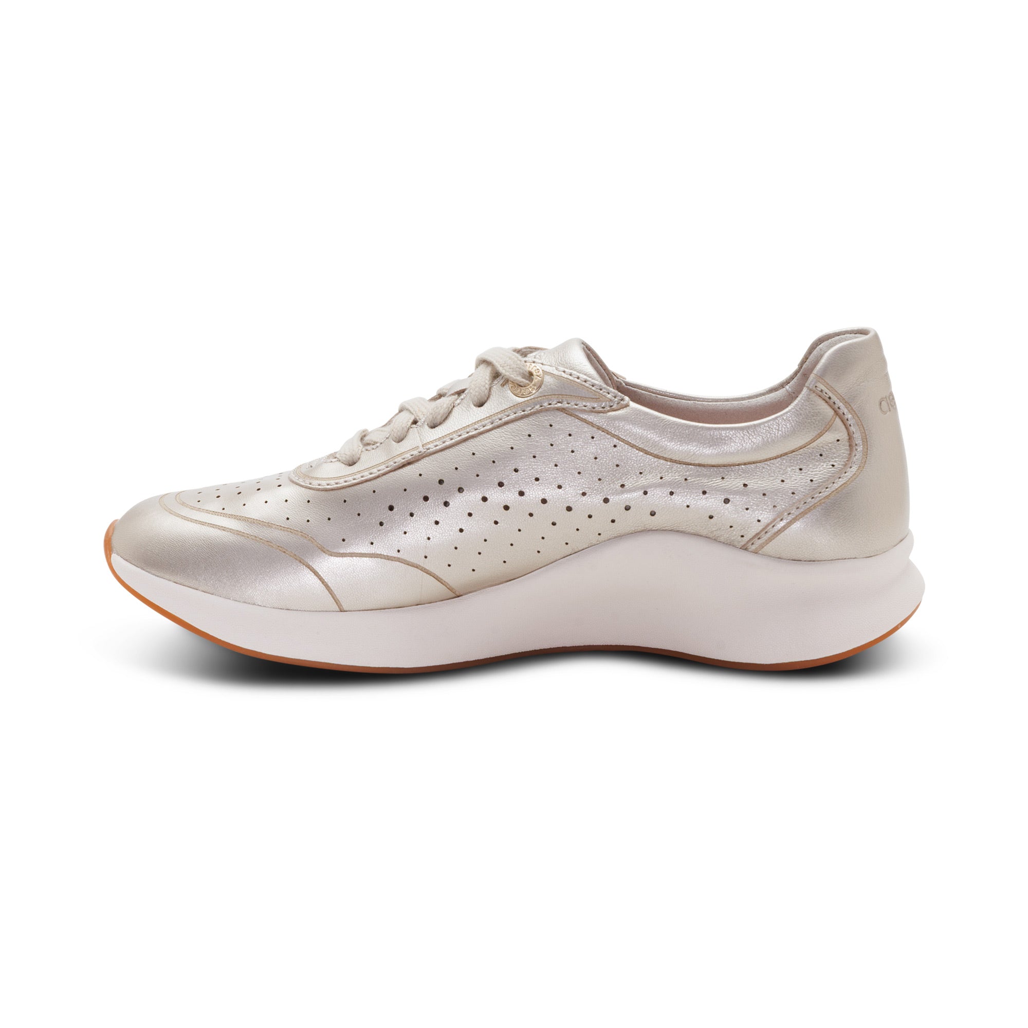 Serena Arch Support Sneaker left Angle #color_light gold