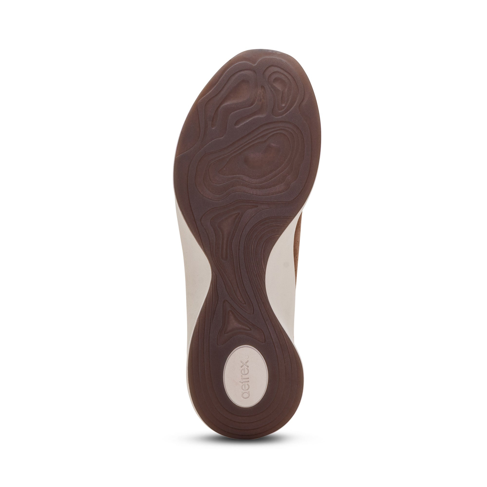 Serena Arch Support Sneaker bottom Angle #color_taupe
