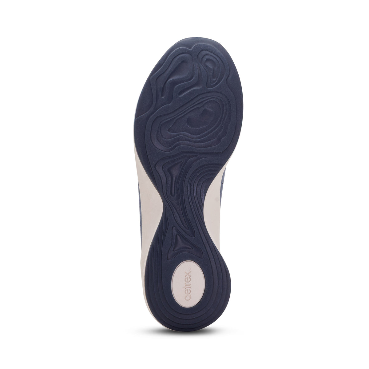 Serena Arch Support Sneaker bottom Angle #color_sky blue