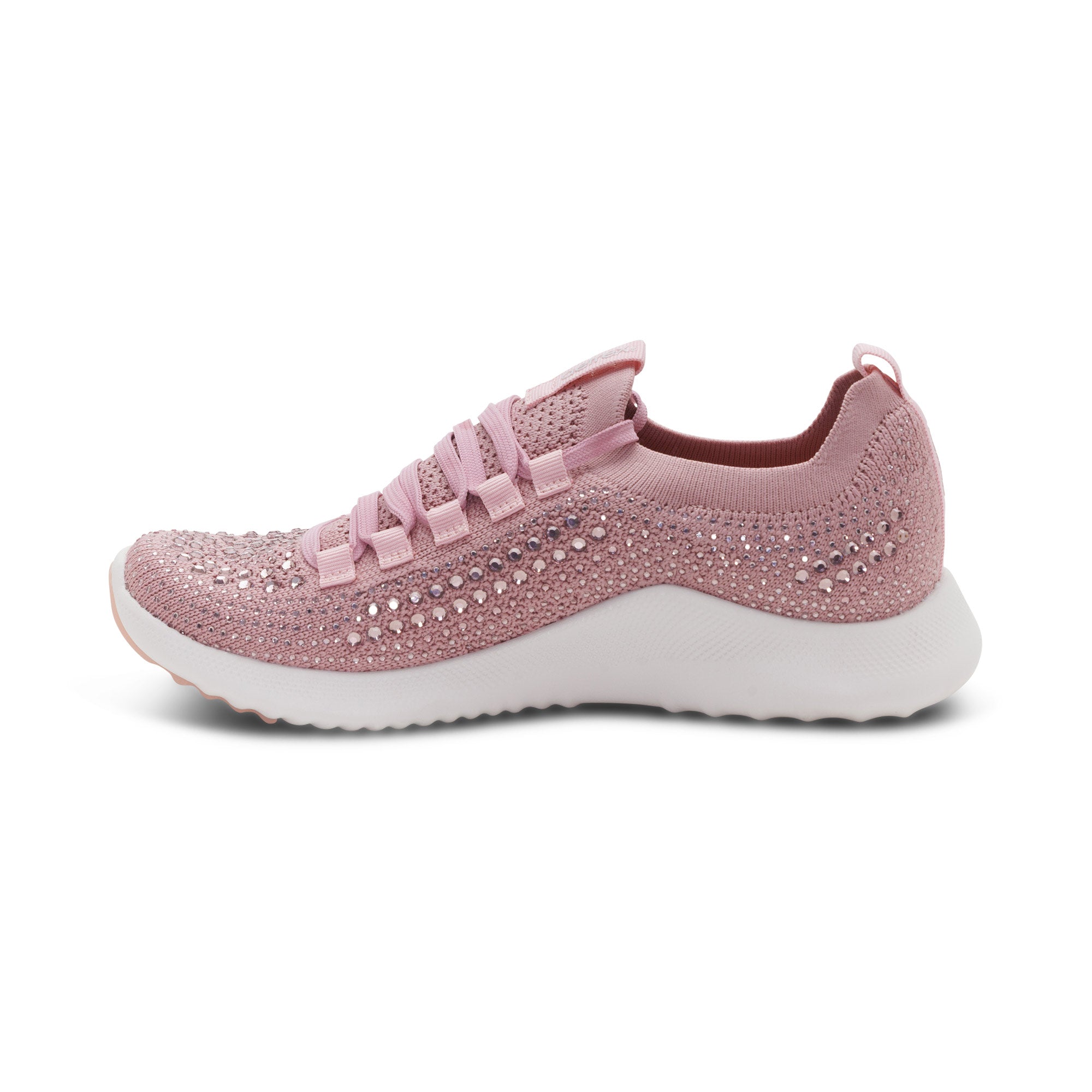 Carly Arch Support Sneaker left Angle #color_pink sparkle