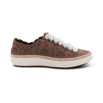 Charlotte Lace-Up Sneaker right Angle #color_taupe nubuck