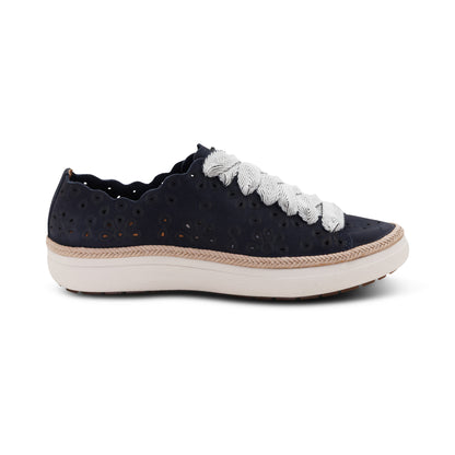 Charlotte Lace-Up Sneaker right Angle #color_navy nubuck