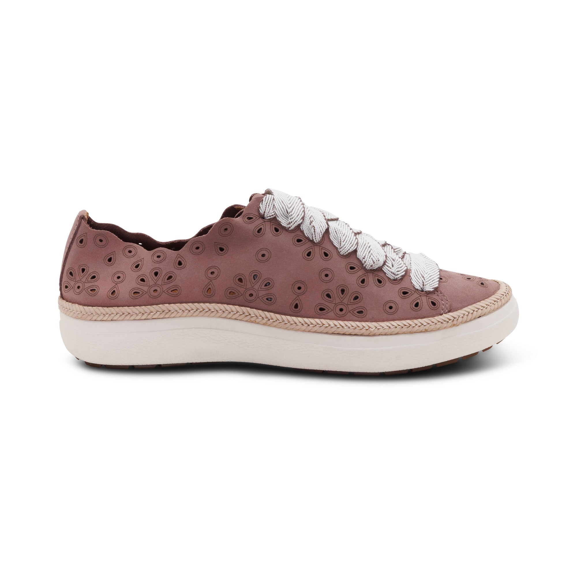 Charlotte Lace-Up Sneaker right Angle #color_mauve nubuck