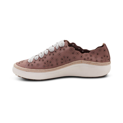 Charlotte Lace-Up Sneaker left Angle #color_mauve nubuck
