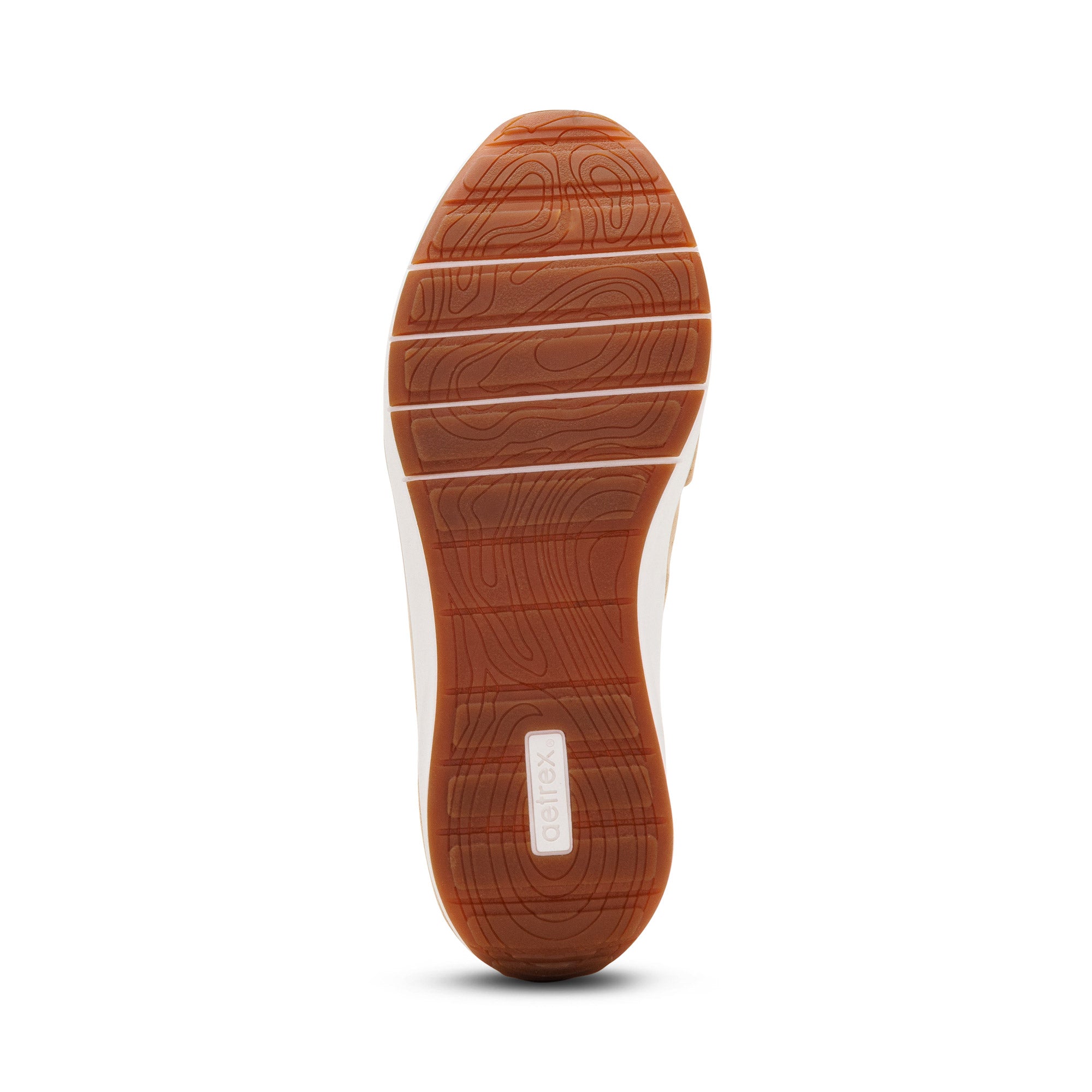 Athena Arch Support Sneaker bottom Angle #color_tan