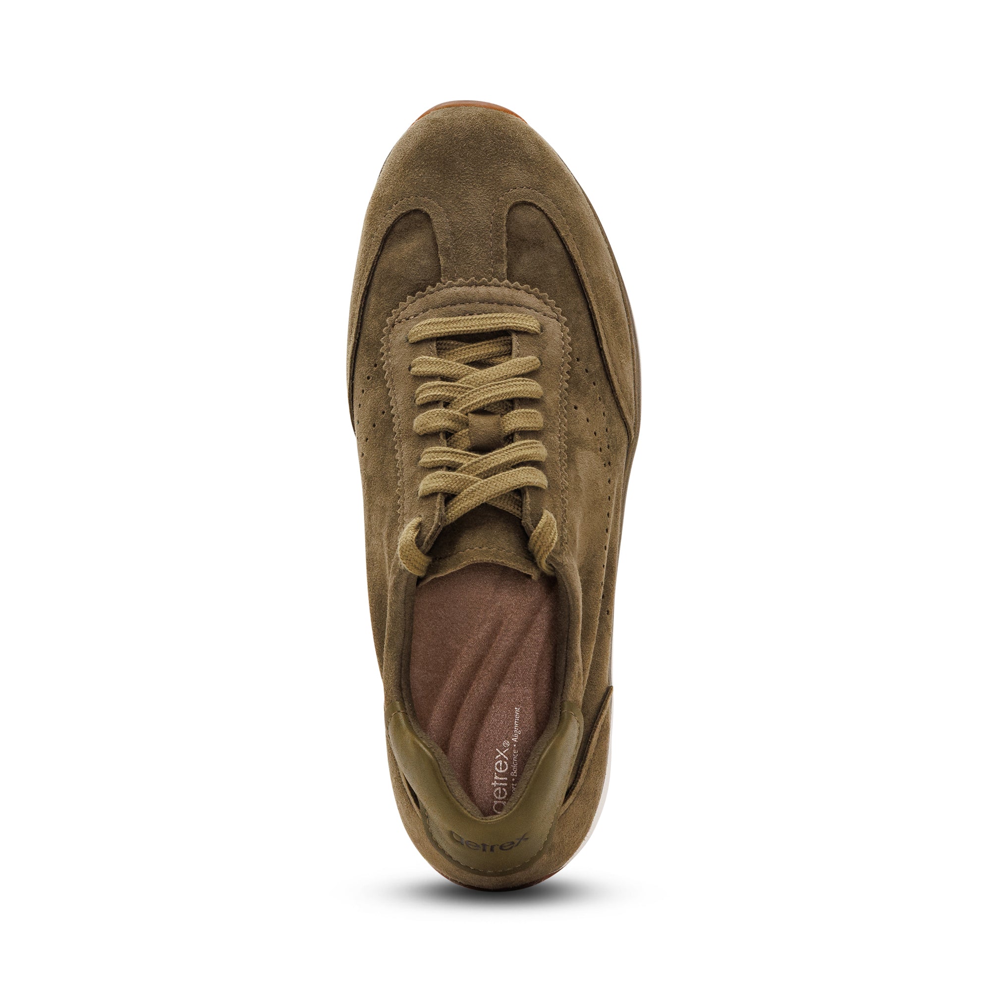Athena Arch Support Sneaker - Dark Olive – aetrex