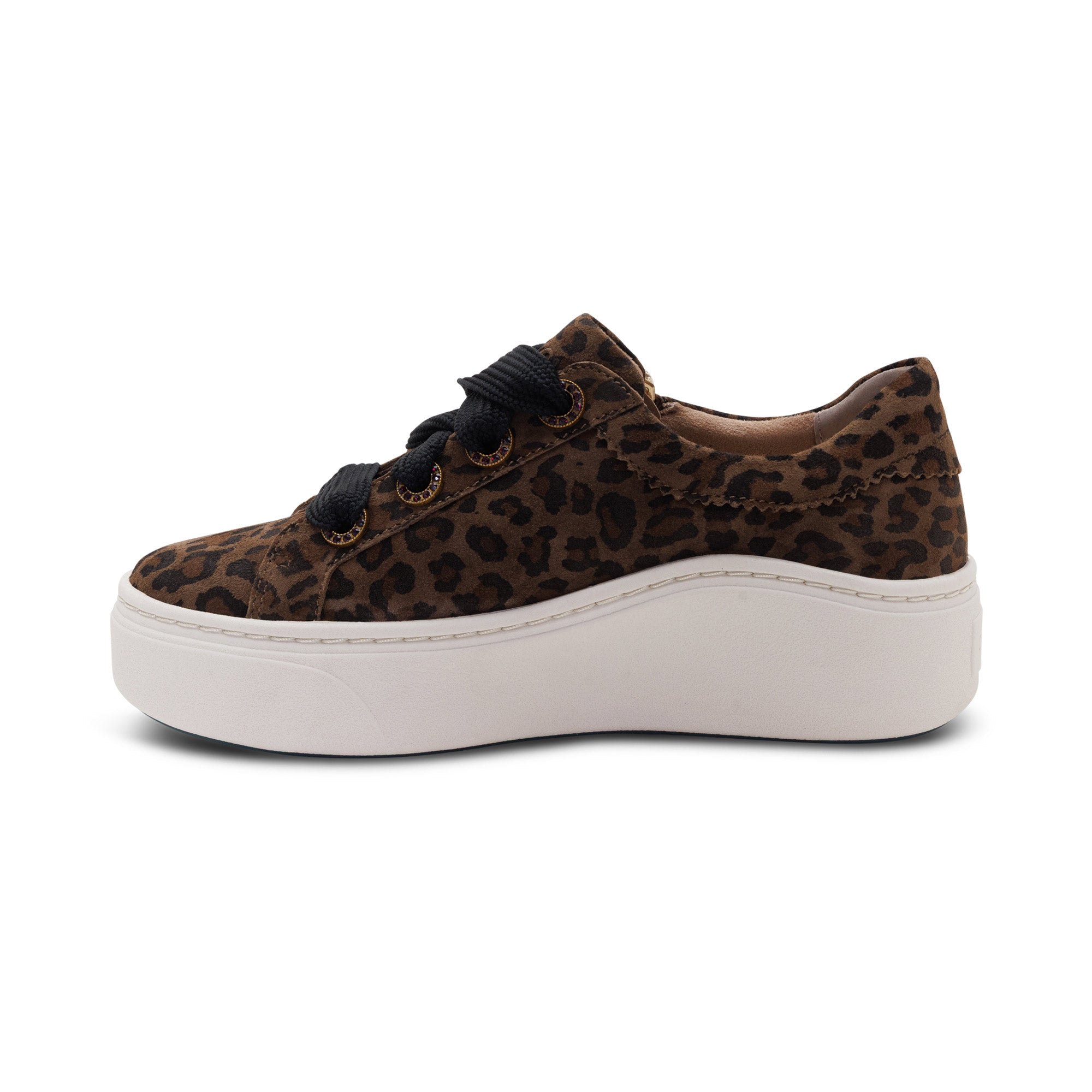 Aubrey Arch Support Platform Sneaker left Angle #color_leopard