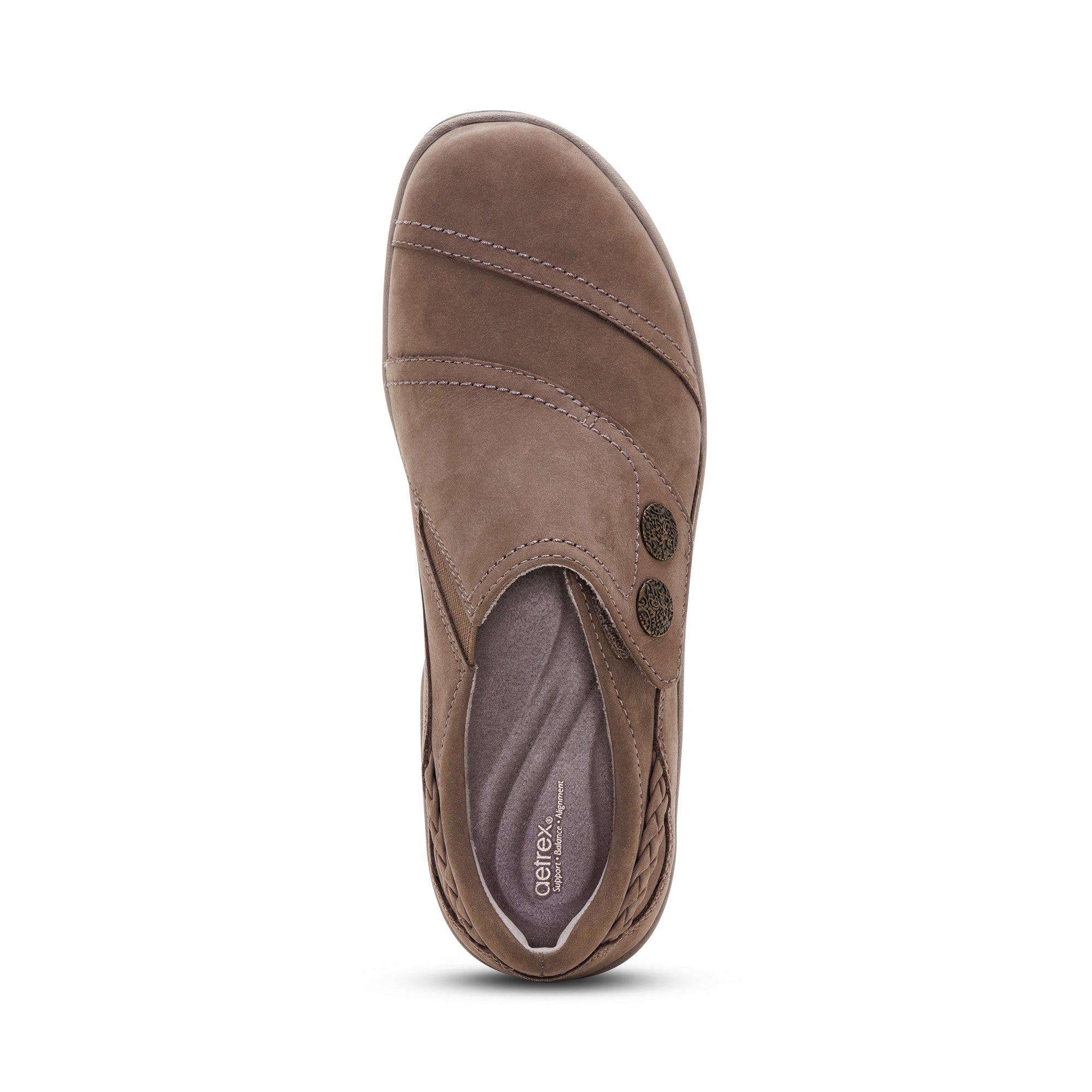 Karina Monk Strap top Angle #color_warm grey