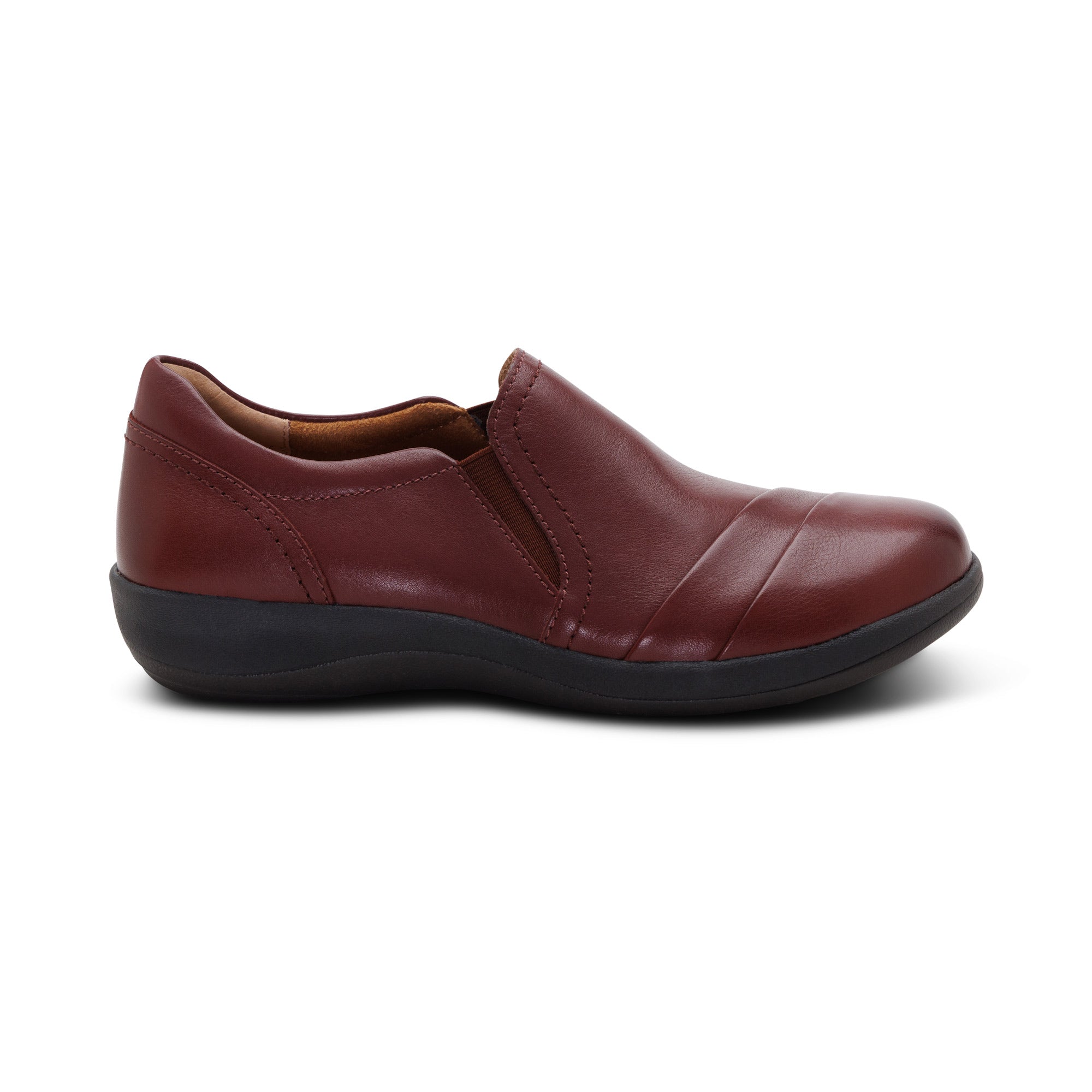 Helena Arch Support Slip-On right Angle #color_burgundy