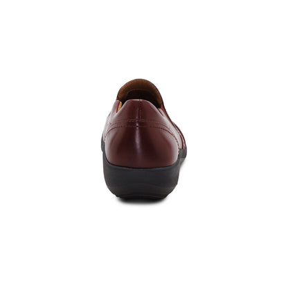 Helena Arch Support Slip-On rear Angle #color_burgundy