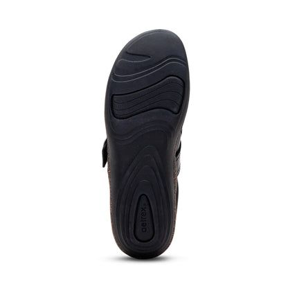 Daphne Slip-On Clog bottom Angle #color_black