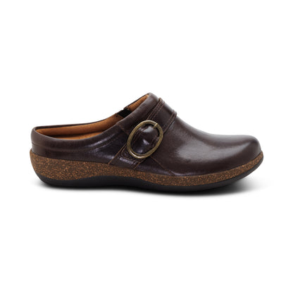 Daphne Slip-On Clog right Angle #color_dark brown