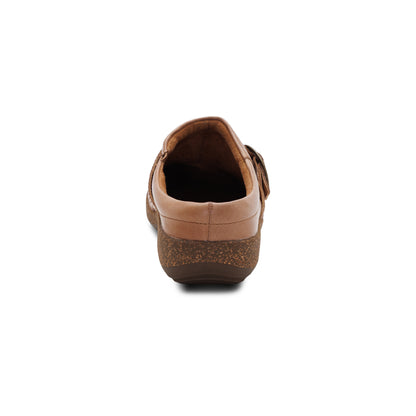 Daphne Slip-On Clog rear Angle #color_tan