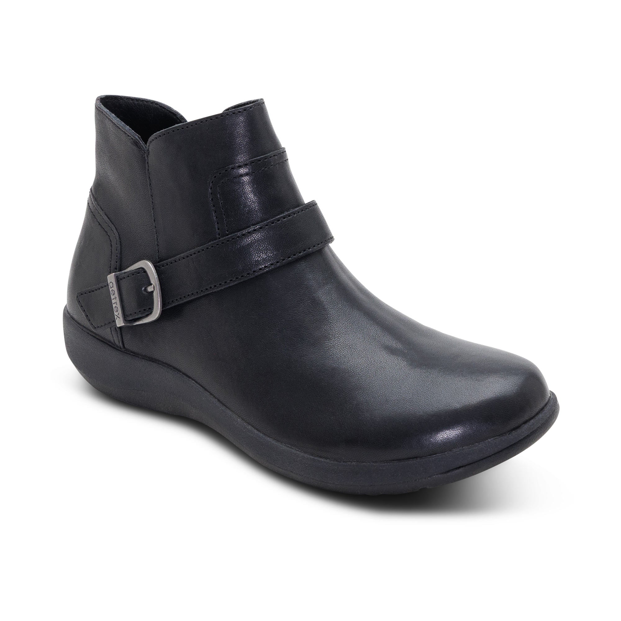 Leah Buckle Bootie catalog Angle #color_black